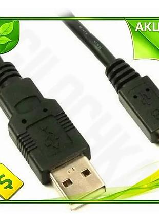 Ve кабель usb 2.0 am new version - microusb 1.5 м чорний зарядний кабель для смартфона та планшета n6w_ver