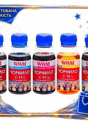 Dm комплект чорнил wwm специфікація 2.2 для canon 5 шт 100 мл водорозчинні чорнила для принтера заправ spe|lz