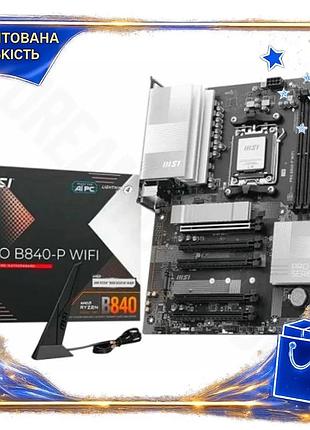 Dm материнська плата am5 специфікація 2.2 msi pro b840-p wifi 4xddr5 для пк з wifi 7 та bluetooth 5.4 spe|lz