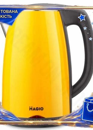 Dm электрочайник magio 1800w спецификация 2.2 желтый 1,7л для быстрого кипячения нержавеющая сталь тер spe|lz