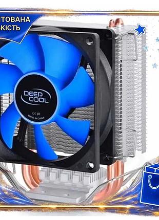 Dm кулер для процесора специфікація 2.2 deepcool алюміній мідь 80 мм для intel amd активне охолодження spe|lz