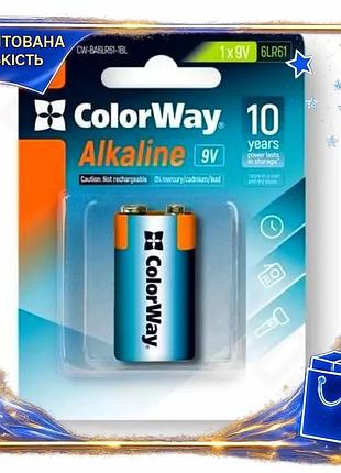 Dm крона щелочная colorway спецификация 2.2 9в батарейка для электроники питания 1 шт блок батареек spe|lz