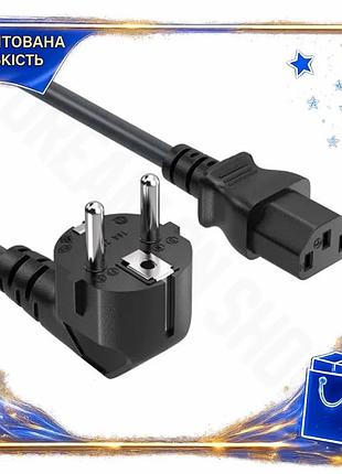 Dm кабель живлення pc-186 специфікація 2.2 чорний 1.5 м для комп'ютера cee 7/7 iec c13 електричний каб spe|lz