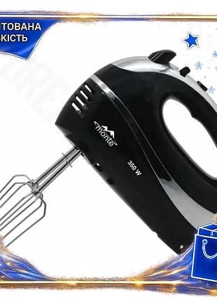 Dm миксер ручной monte спецификация 2.2 350w черный 5 скоростей для взбивания и замешивания теста spe|lz