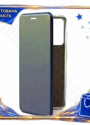 Dm чохол-книжка premium leather специфікація 2.2 для смартфона xiaomi 6.67 дюймів темно-синій шкіряний spe|lz