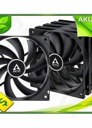 Ve вентилятор arctic 120 мм new version 5 шт чорний для корпусу активне охолодження гідродинамічний пі n6w_ver
