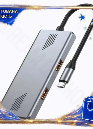 Dm хаб usb gembird спецификация 2.2 type-c 3.2 2xtype-c 3.2 2xusb 3.2 алюминиевый корпус для ноутбука spe|lz