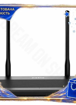 Dm роутер netis wi-fi специфікація 2.2 5 1200mb/s 2.4ghz 5ghz з 4 антенами для дому та офісу бездротов spe|lz