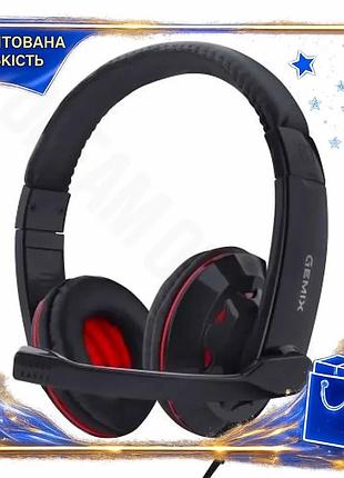 Dm наушники gemix накладные спецификация 2.2 с микрофоном black red 3,5мм регулятор громкости для гейм spe|lz