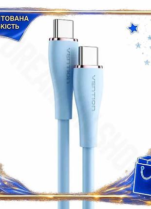 Dm кабель type-c type-c спецификация 2.2 1,5 м vention синий для зарядки и передачи данных 100 вт 5a spe|lz