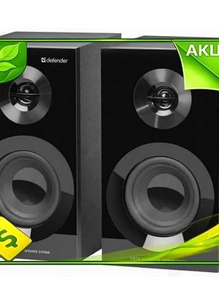 Ve колонки 2.0 defender aurora new version потужні акустичні системи для комп'ютера з bluetooth дерев' n6w_ver