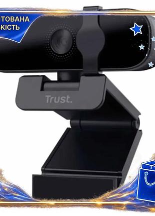 Dm веб-камера trust tanor специфікація 2.2 чорна 1080p usb мікрофон для відеозв'язку автофокус камера spe|lz
