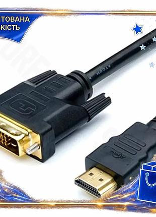 Dm кабель hdmi до специфікація 2.2 dvi-d 3 м чорний atcom для підключення монітора телевізора відеосиг spe|lz