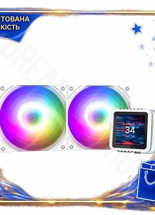 Dm система рідинного охолодження специфікація 2.2 zalman alpha 2 ds white argb для процесора з дисплеє spe|lz