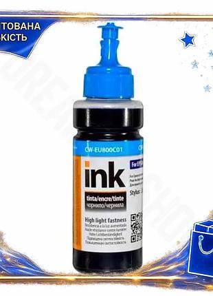 Dm чорнило colorway для специфікація 2.2 epson l800 cyan 100 мл водорозчинне фарба для принтера чорнил spe|lz