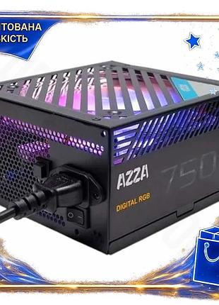 Dm блок питания 750 спецификация 2.2 вт azza black 80 plus bronze с подсветкой argb для пк компьютера spe|lz