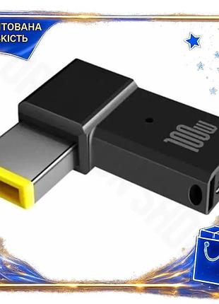 Dm адаптер живлення type-c специфікація 2.2 100 вт для ноутбука lenovo перехідник для заряджання з пов spe|lz