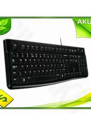 Ve клавіатура logitech usb мембранна new version чорна повнорозмірна 104 кнопки для комп'ютера офісна n6w_ver