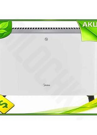 Ve конвектор midea підлоговий електричний new version 2000 вт для обігріву 20 м2 три рівні потужності n6w_ver