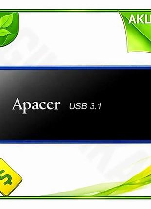 Ve флеш накопитель usb 64гб new version apacer ah356 черный слайдер для хранения данных usb 3.2 скорос n6w_ver