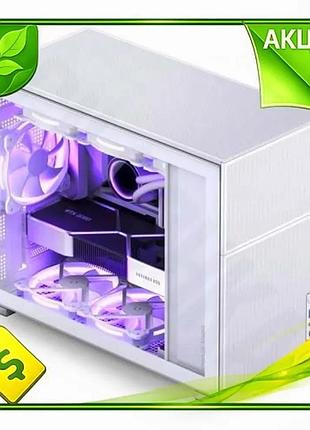 Ve корпус jonsbo d31 mesh new version white mini tower для micro atx dtx mini itx з загартованим склом n6w_ver