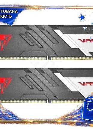 Dm пам'ять 32гб 16гбx2 специфікація 2.2 ddr5 6000мгц patriot venom чорна з радіатором для настільного spe|lz