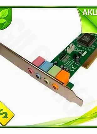 Ve звуковая карта pci 32-bit new version 4-канальная без дополнительного питания для пк аудио адаптер n6w_ver