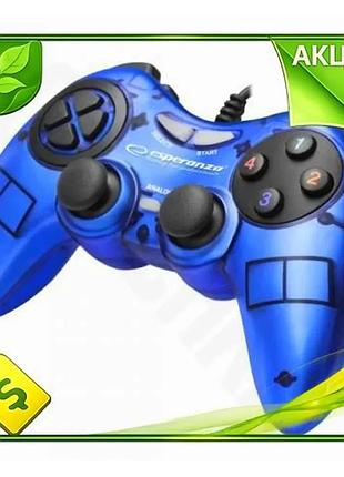 Ve геймпад esperanza gx400 fighter new version usb для пк з вібрацією і аналоговими стіками ігровий ко n6w_ver