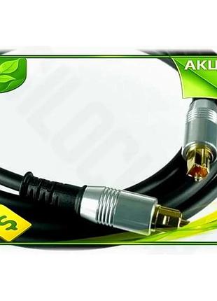 Ve кабель оптичний звуковий toslink new version 3 м чорний для підключення аудіоапаратури цифровий ауд n6w_ver