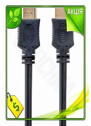 Ve кабель hdmi 3 м new version cablexpert чорний для підключення монітора телевізора відео кабель hdmi n6w_ver