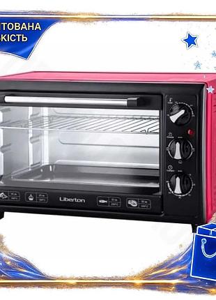 Dm електродуховка liberton 1800w специфікація 2.2 35л червона для приготування їжі поворотні перемикач spe|lz