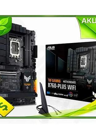 Ve материнська плата asus tuf new version gaming b760-plus wifi lga1700 для геймерів з підтримкою ddr5 n6w_ver