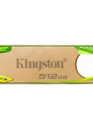 Ve флеш накопитель usb 512гб new version kingston gold металлический моноблок скорость до 220 мб/с для n6w_ver