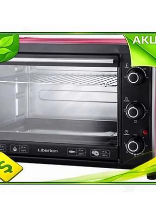 Ve электродуховка liberton 2000w 40л new version поворотные переключатели таймер 3 режима нагрева духо n6w_ver