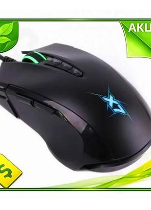 Ve миша a4tech x89 ігрова new version usb оптична 2400 dpi чорна для комп'ютера з неоновими ефектами n6w_ver
