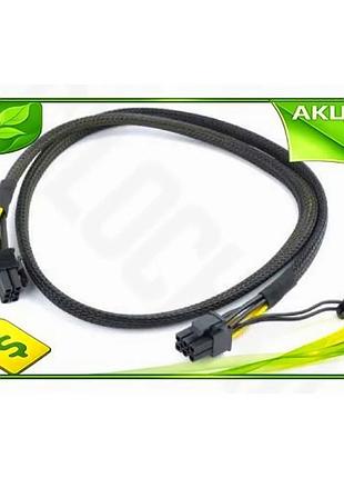 Ve переходник питания 6+2-pin vga(m) new version - 6-pin vga(m) cablexpert для видеокарты 80 см кабель n6w_ver