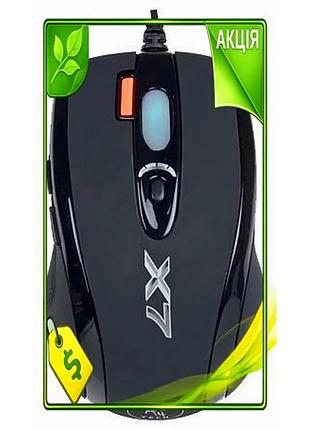 Ve мышь a4tech x-710bk игровая new version оптическая usb черная 2000 dpi эргономичная для геймеров пр n6w_ver