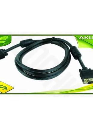 Ve кабель vga(m) - vga(f) new version 1,8 м черный удлинитель для компьютера монитора видеокабель n6w_ver