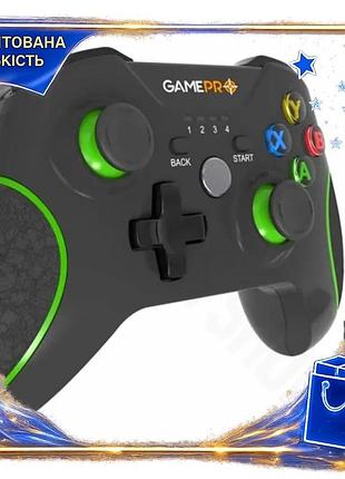 Dm бездротовий геймпад gamepro специфікація 2.2 чорний для пк ps3 android контролер з подвійною вібрац spe|lz