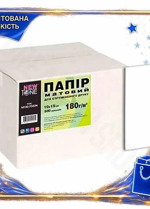 Dm фотопапір newtone матовий специфікація 2.2 180 г/м2 a6 500 арк для друку фотографій альбомний папір spe|lz
