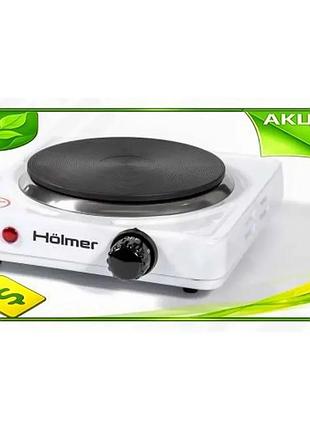 Ve настольная электрическая плита holmer new version 1000w с чугунной конфоркой компактная плита для п n6w_ver
