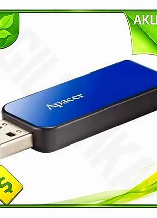Ve флеш накопитель usb 64гб new version apacer ah334 синий черный для хранения данных накопитель для к n6w_ver