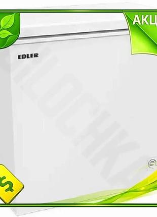 Ve морозильна скриня edler з new version механічним управлінням 195л для зберігання продуктів охолодже n6w_ver
