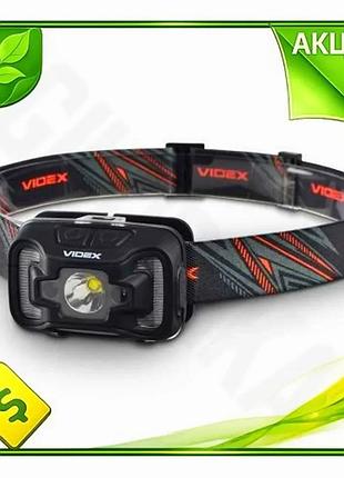 Ve налобный фонарь videx 310 new version лм светодиодный с аккумулятором 1800 mah для туризма и рыбалк n6w_ver