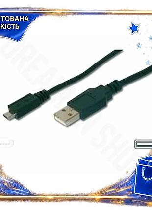 Dm кабель usb 2.0 специфікація 2.2 am microusb 1.8 м чорний для синхронізації зарядки зарядний кабель spe|lz