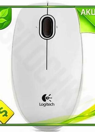 Ve мышь logitech b100 white new version usb оптическая 800 dpi симметричная компьютерная мышь для рабо n6w_ver