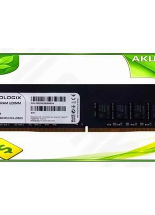 Ve пам'ять 16gb ddr4 2666 new version mhz prologix для настільного пк оперативна пам'ять без радіатора n6w_ver