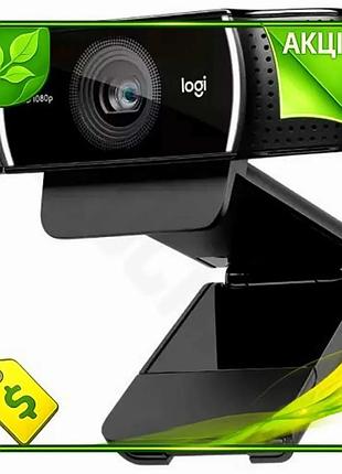 Ve вебкамера logitech c922 pro new version stream black 1080p 30 fps для стрімінгу з автофокусом та шу n6w_ver