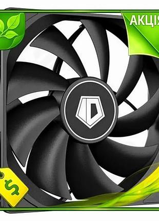 Ve вентилятор 120 мм id-cooling new version чорний для корпусу активне охолодження 1250 об/хв тихий ве n6w_ver