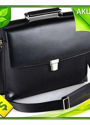 Ve портфель для ноутбука 14" new version fouquet з ультраміцного нейлону чорний сумка для комп'ютера з n6w_ver